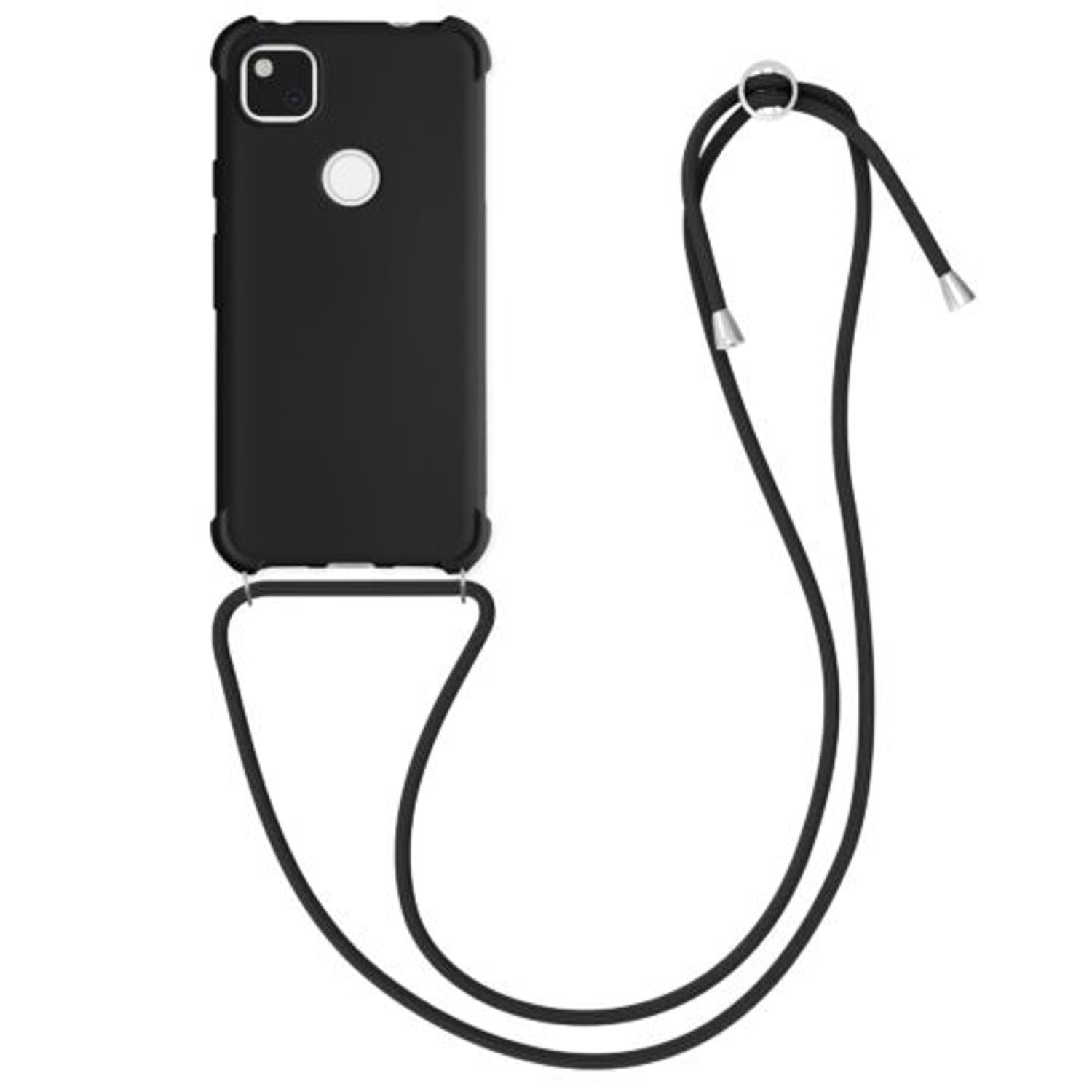 Husa pentru Google Pixel 4a, Silicon, Negru, 53842.01 fotografia produsului