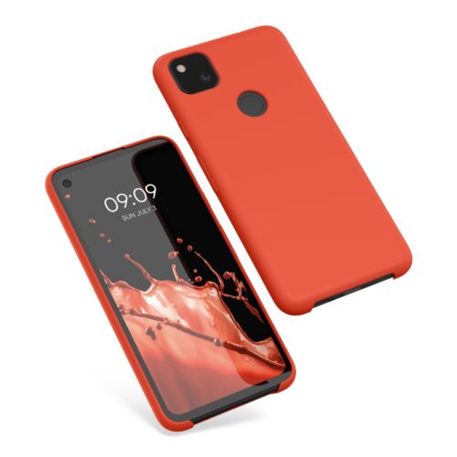Husa pentru Google Pixel 4a, Silicon, Rosu, 52549.218 fotografia produsului View 2 L