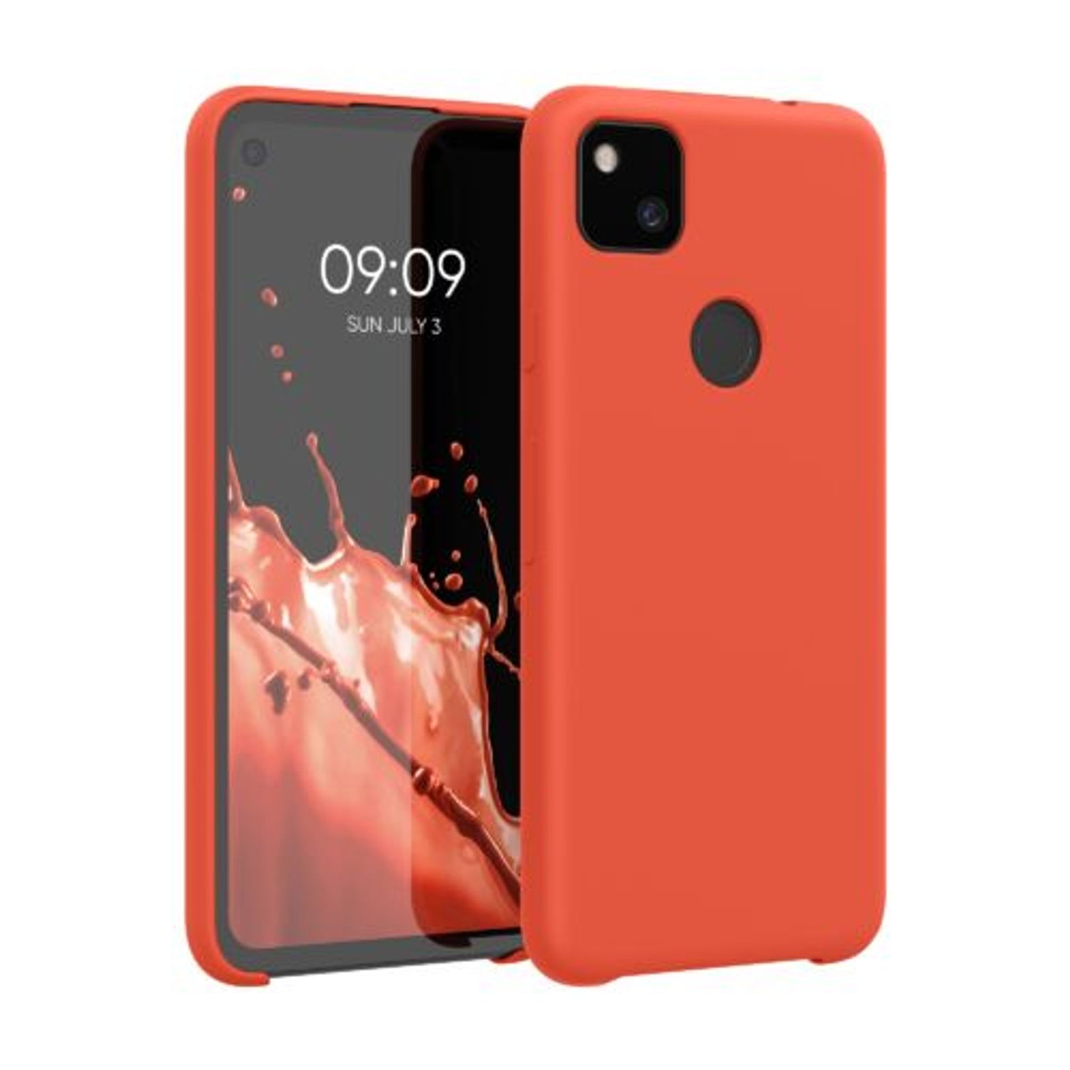 Husa pentru Google Pixel 4a, Silicon, Rosu, 52549.218 fotografia produsului