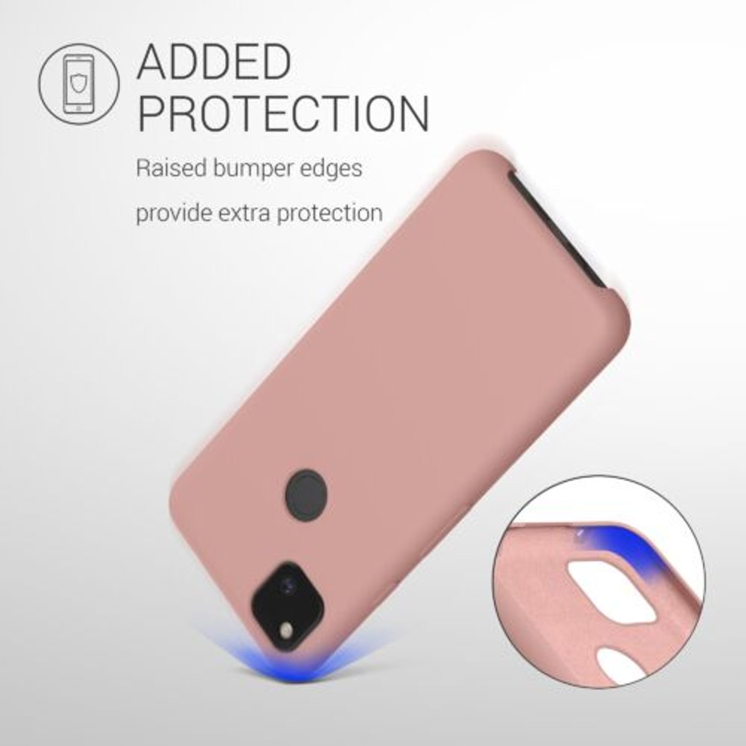 Husa pentru Google Pixel 4a, Silicon, Roz, 52549.193 fotografia produsului View 6 L