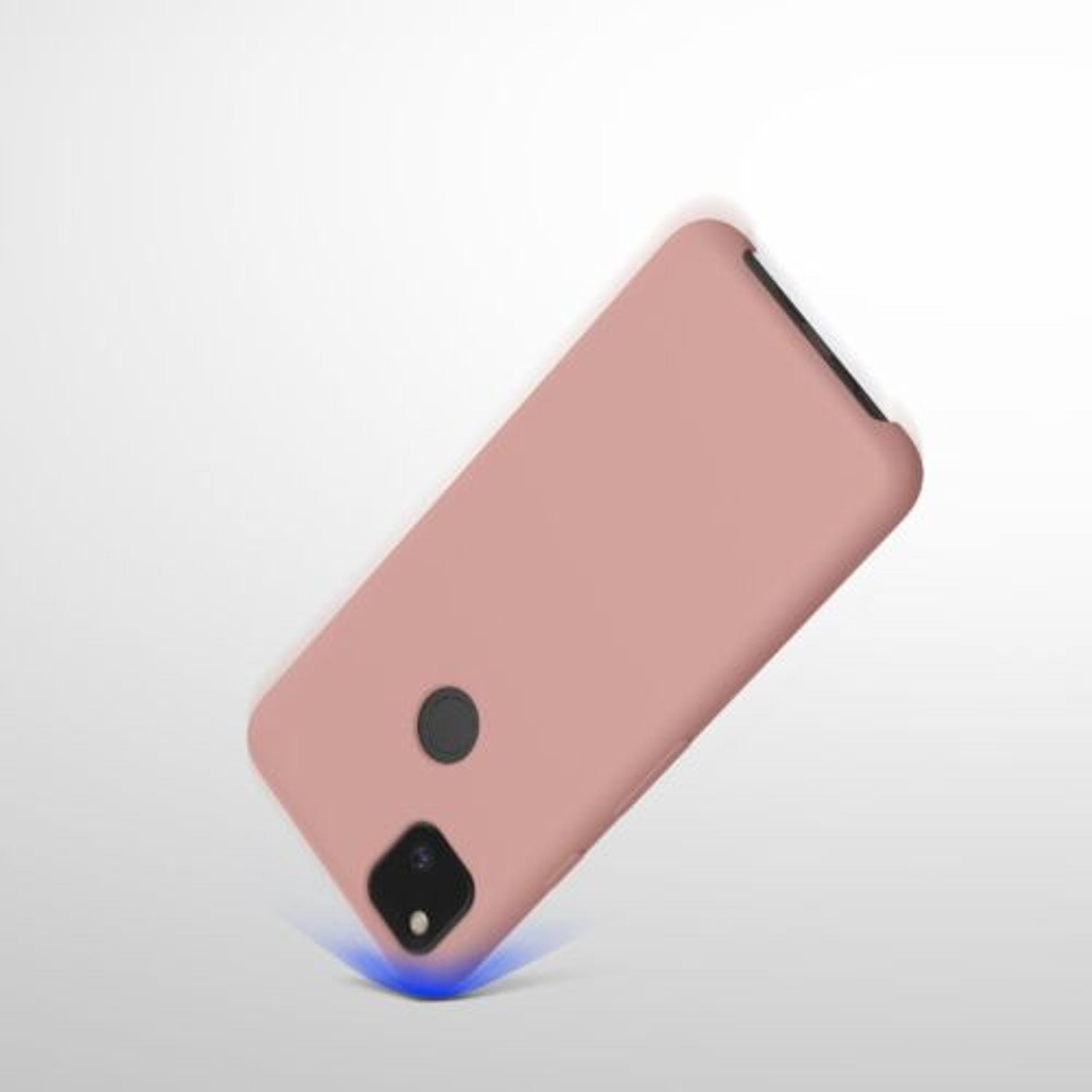 Husa pentru Google Pixel 4a, Silicon, Roz, 52549.193 fotografia produsului View 8 L