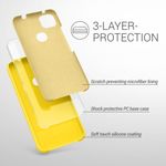 Husa pentru Google Pixel 4a, Silicon, Galben, 52549.165 fotografia produsului View 3 S