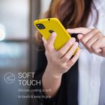 Husa pentru Google Pixel 4a, Silicon, Galben, 52549.165 fotografia produsului View 4 S