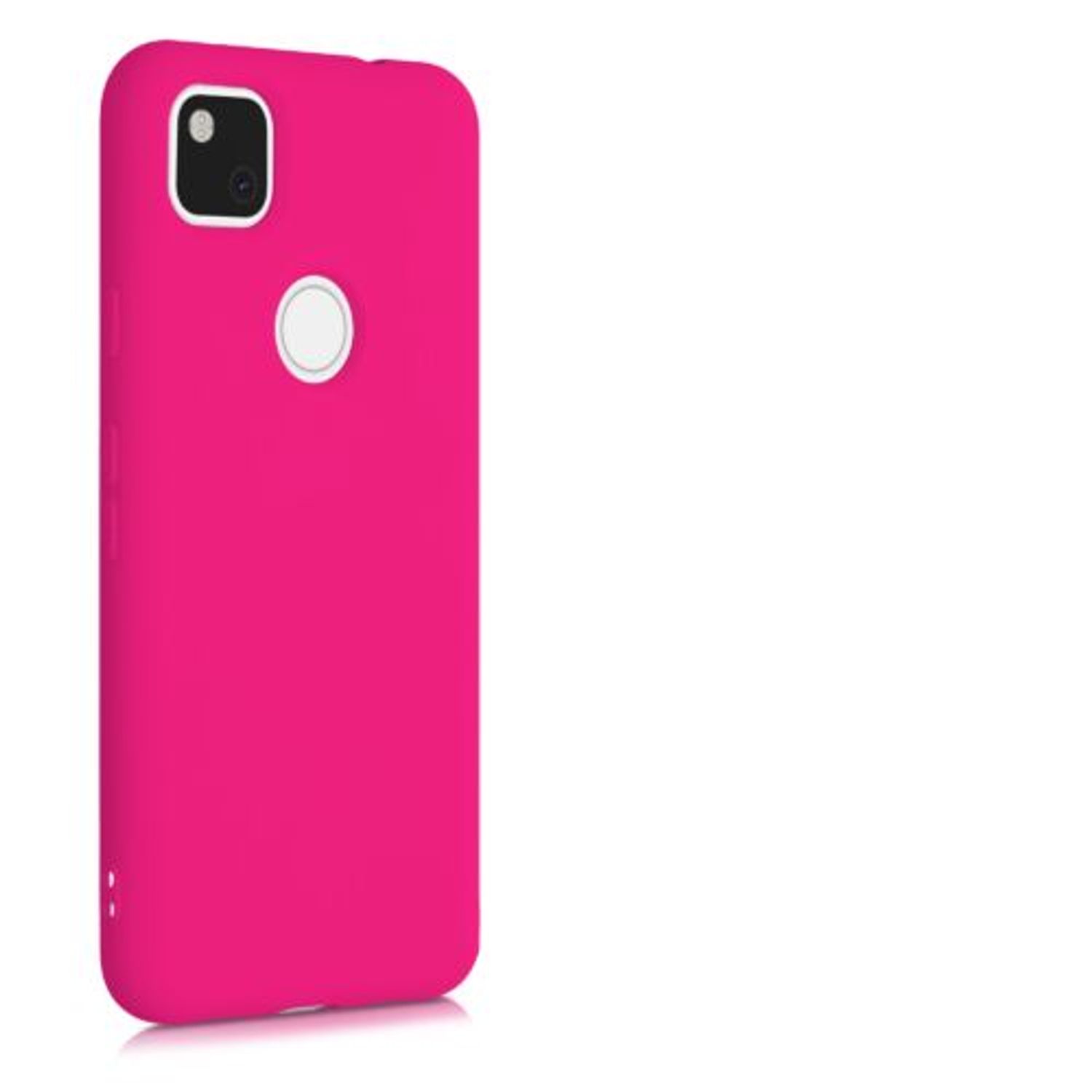 Husa pentru Google Pixel 4a, Silicon, Roz, 52622.77 fotografia produsului View 9 L