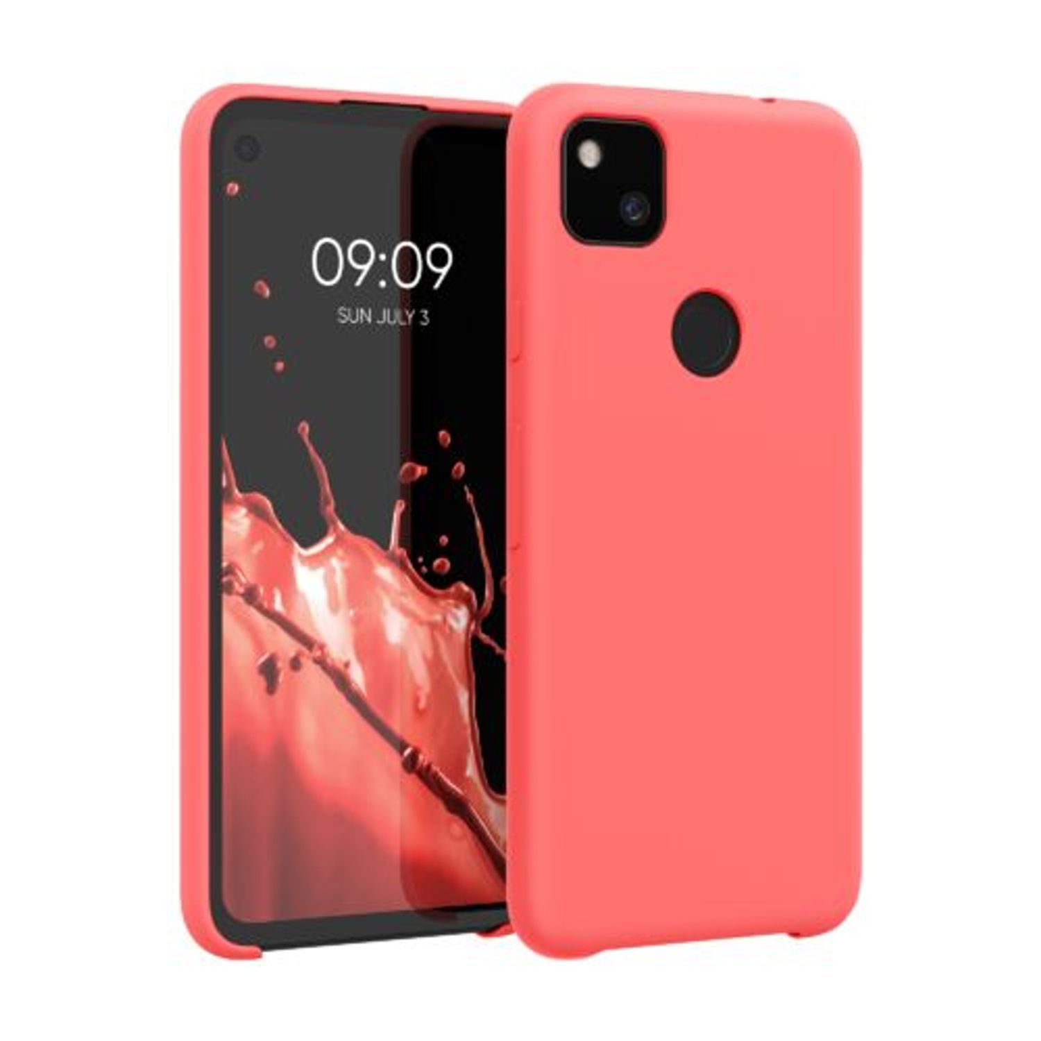 Husa pentru Google Pixel 4a, Silicon, Rose Gold, 52549.141 fotografia produsului