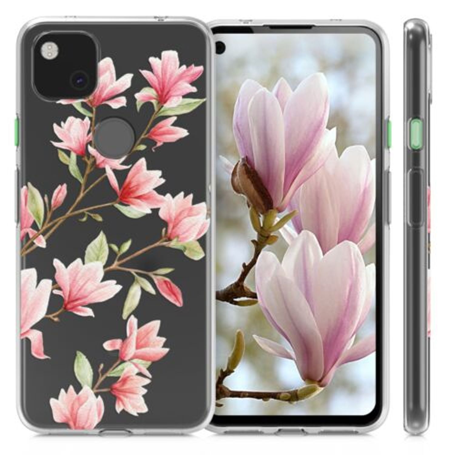 Husa pentru Google Pixel 4a, Silicon, Roz, 52164.04 fotografia produsului View 2 L