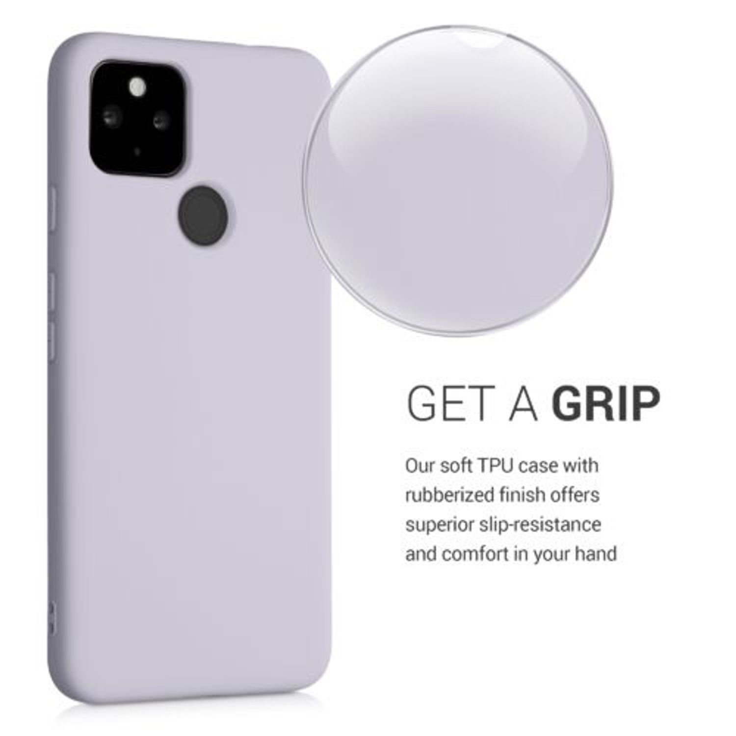 Husa pentru Google Pixel 4a 5G, Silicon, Mov, 53779.192 fotografia produsului View 5 L