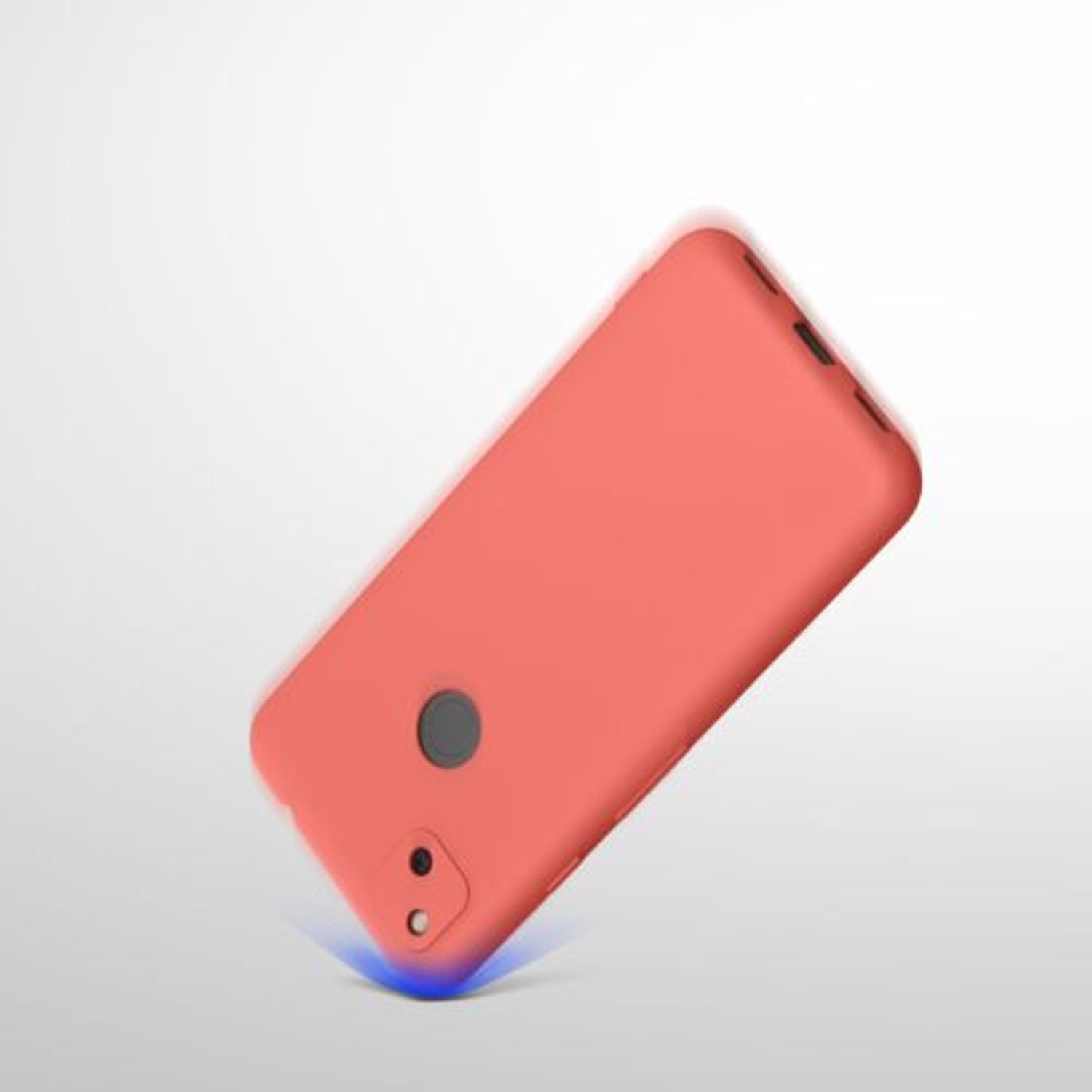 Husa pentru Google Pixel 4a, Silicon, Portocaliu, 52357.215 fotografia produsului View 9 L