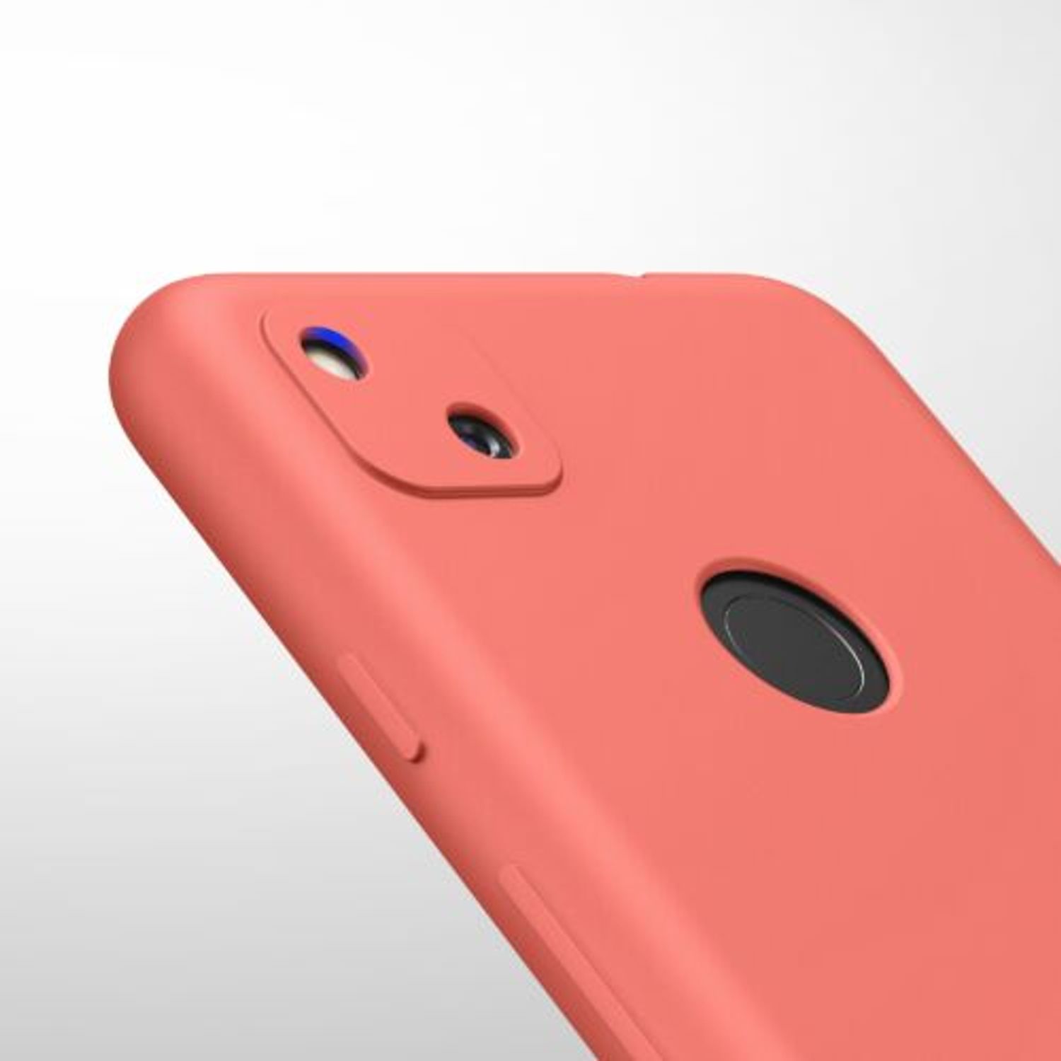 Husa pentru Google Pixel 4a, Silicon, Portocaliu, 52357.215 fotografia produsului View 8 L