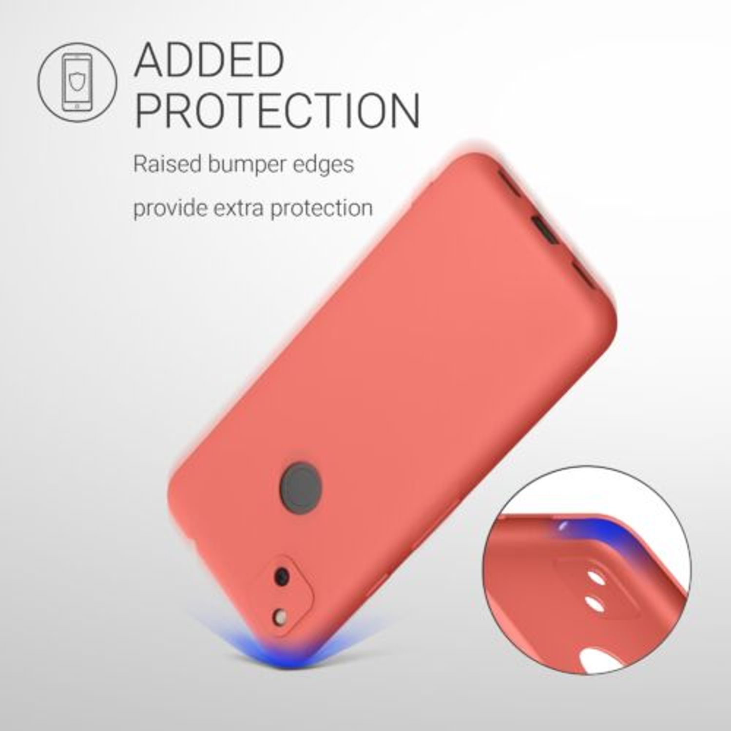 Husa pentru Google Pixel 4a, Silicon, Portocaliu, 52357.215 fotografia produsului View 7 L