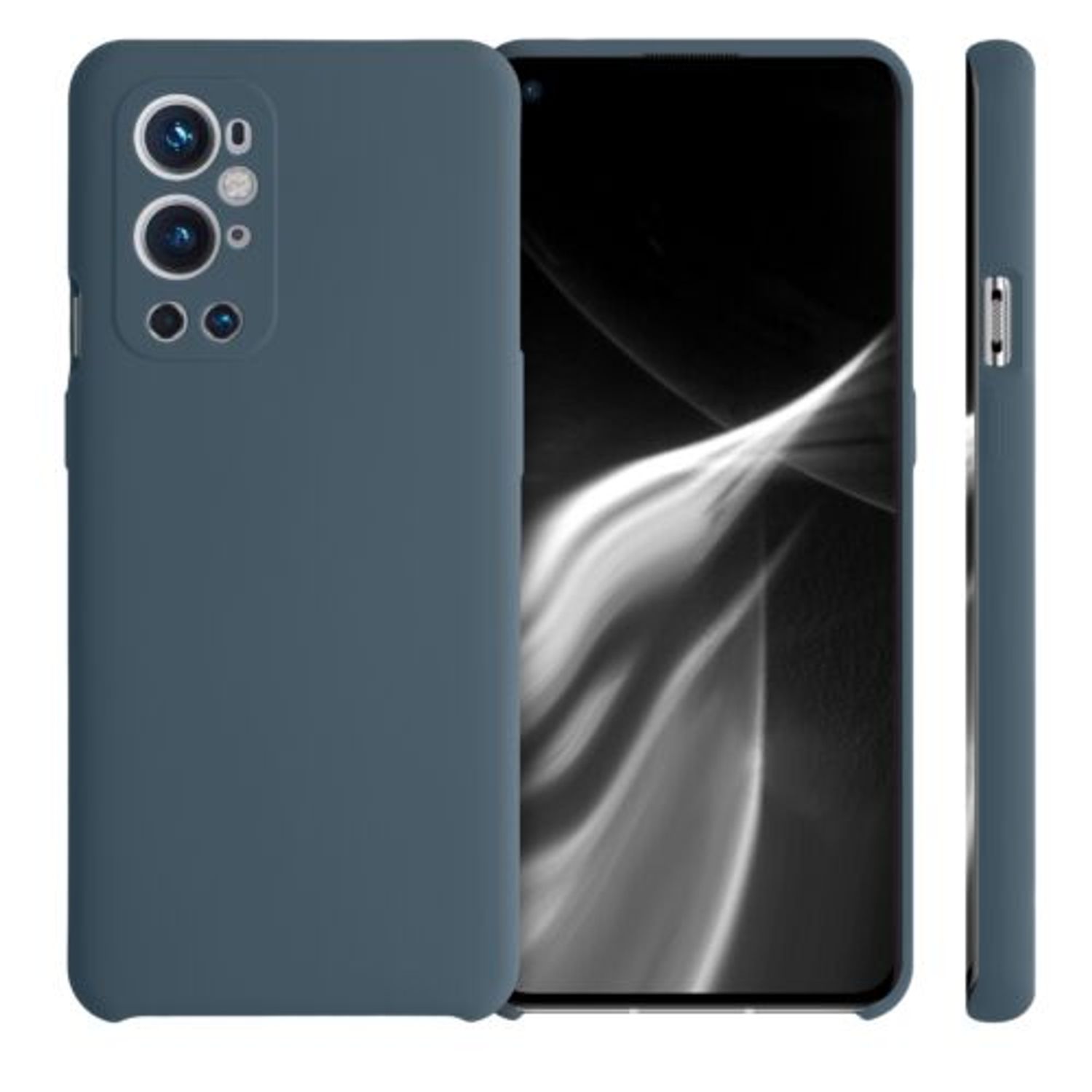 Husa pentru OnePlus 9 Pro, Silicon, Albastru, 54416.202 fotografia produsului View 2 L