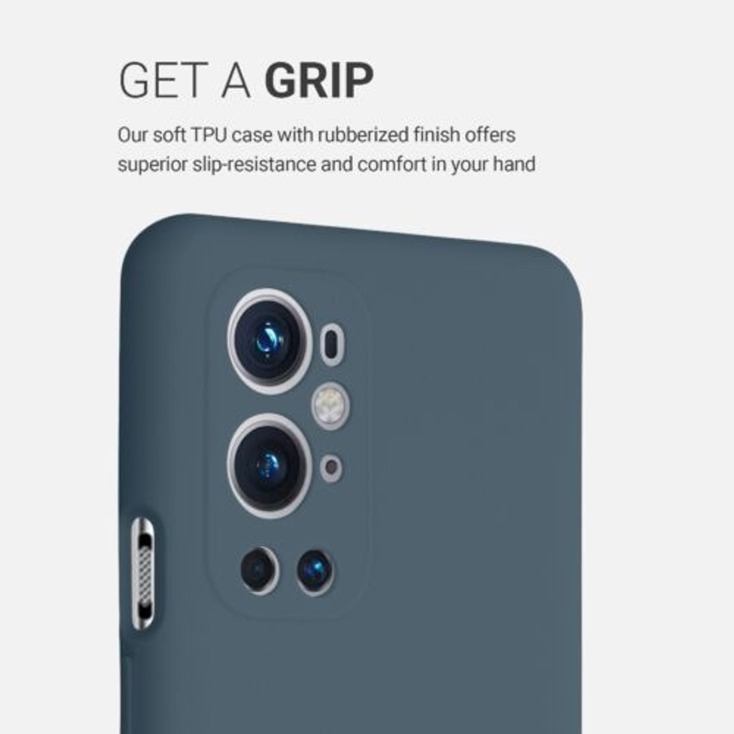 Husa pentru OnePlus 9 Pro, Silicon, Albastru, 54416.202 fotografia produsului View 4 L