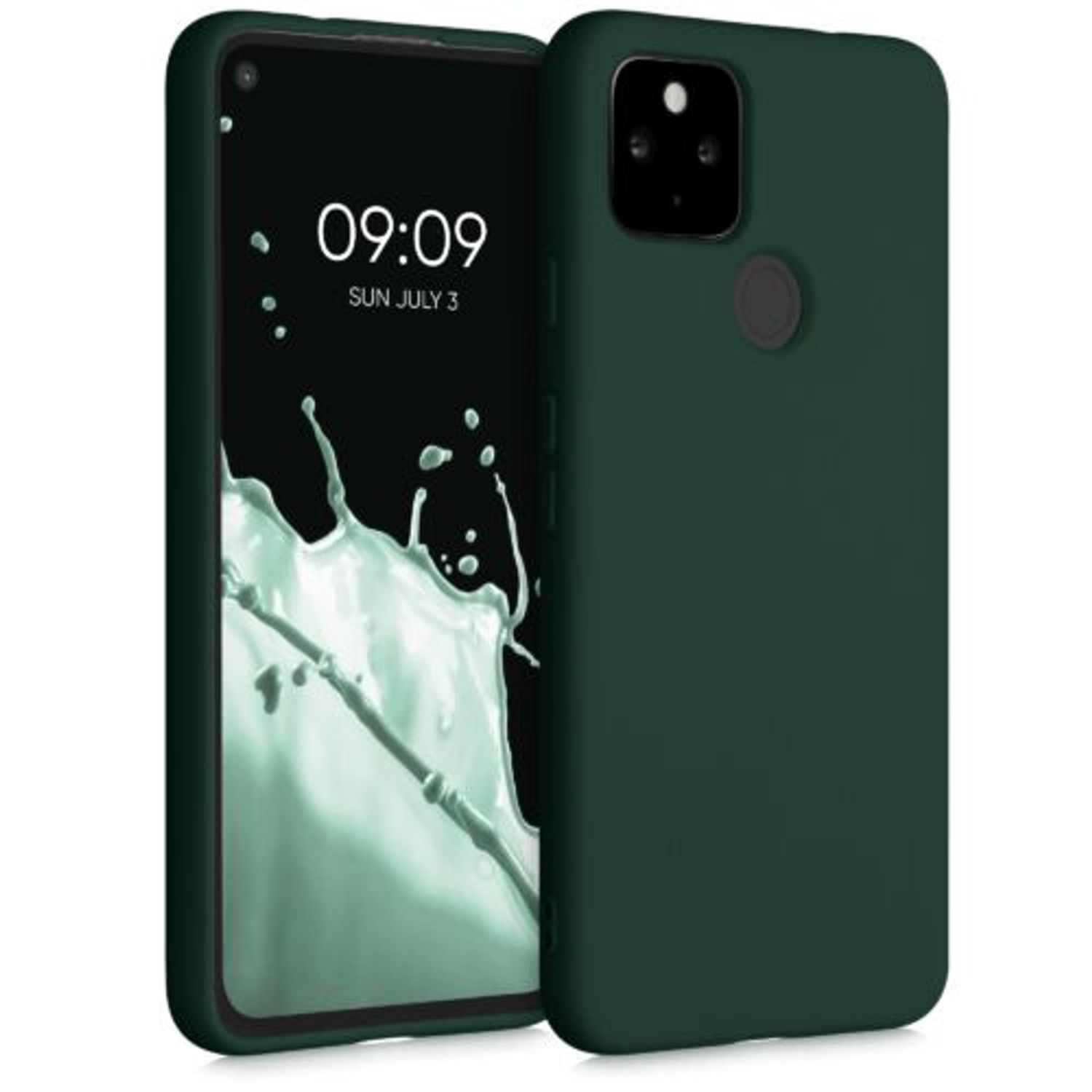 Husa pentru Google Pixel 4a 5G, Silicon, Verde, 53779.169 fotografia produsului