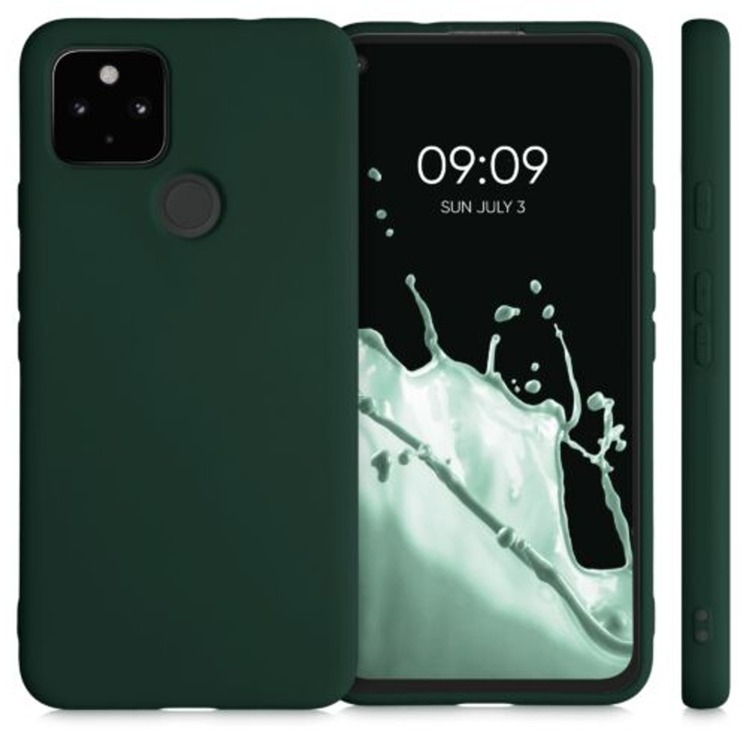 Husa pentru Google Pixel 4a 5G, Silicon, Verde, 53779.169 fotografia produsului View 8 L