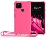 Husa pentru Google Pixel 4a 5G, Silicon, Roz, 55914.77 fotografia produsului View 8 S