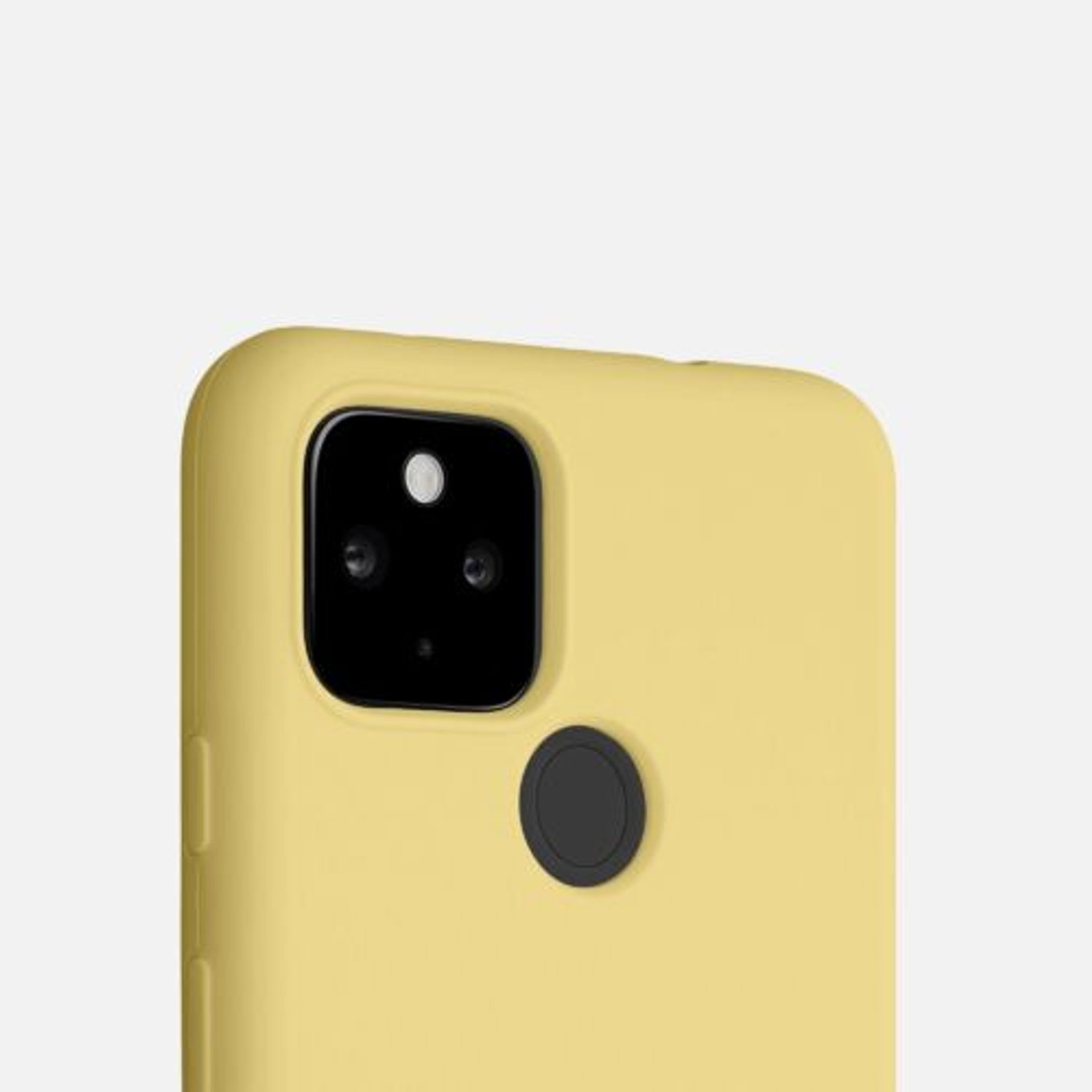 Husa pentru Google Pixel 4a 5G, Silicon, Galben, 53932.216 fotografia produsului View 8 L