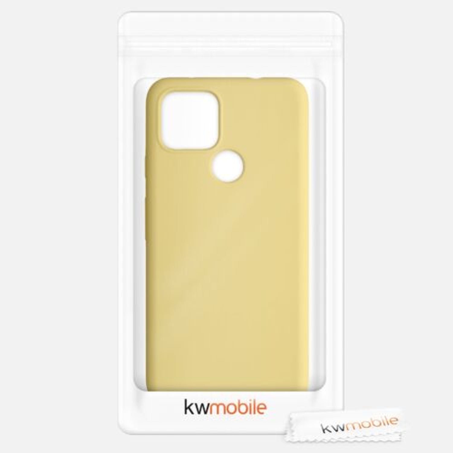 Husa pentru Google Pixel 4a 5G, Silicon, Galben, 53932.216 fotografia produsului View 7 L