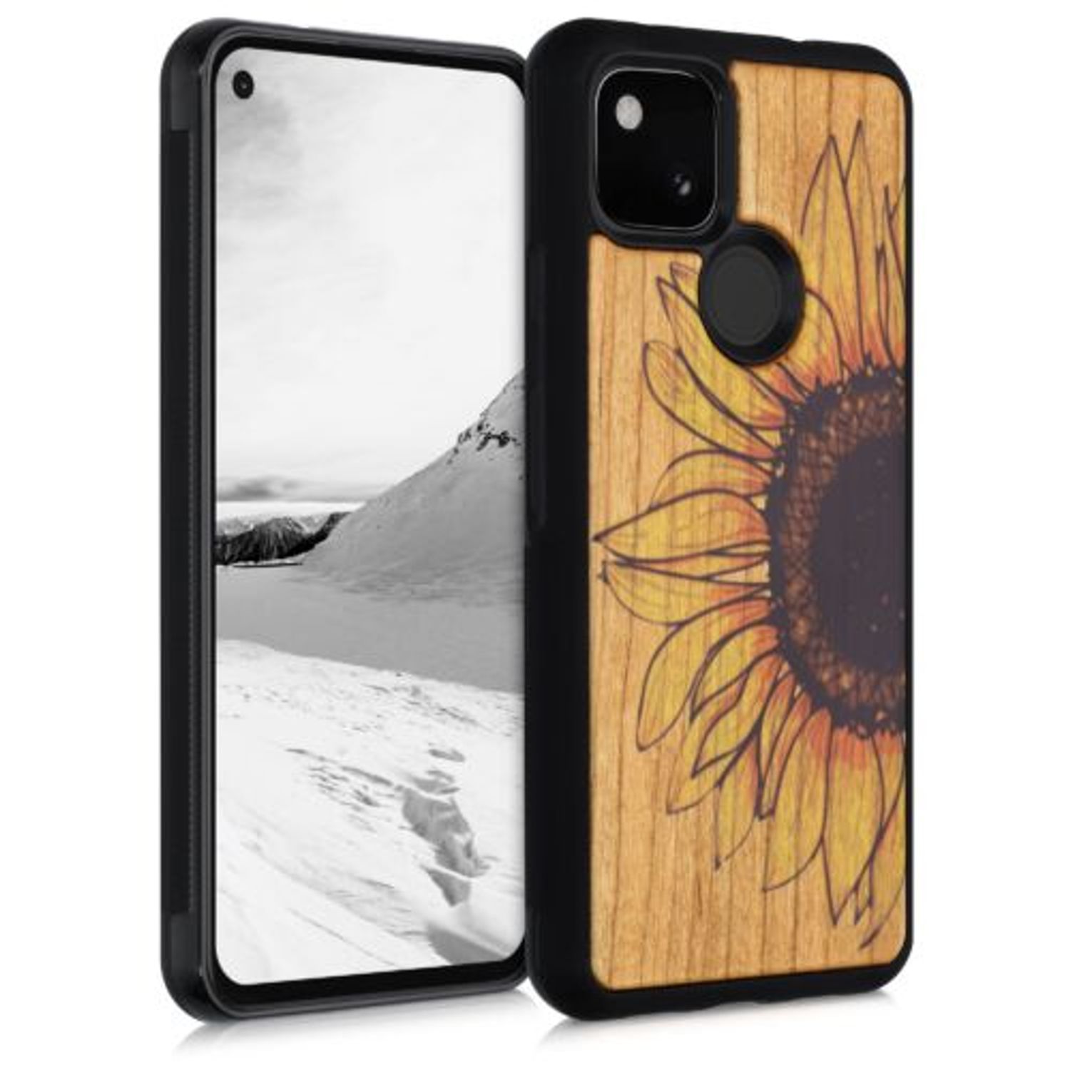 Husa pentru Google Pixel 4a 5G, Lemn, Multicolor, 53901.03 fotografia produsului