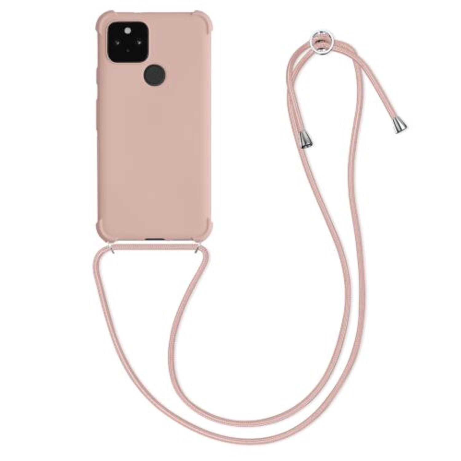 Husa pentru Google Pixel 5, Silicon, Roz, 53843.154 fotografia produsului