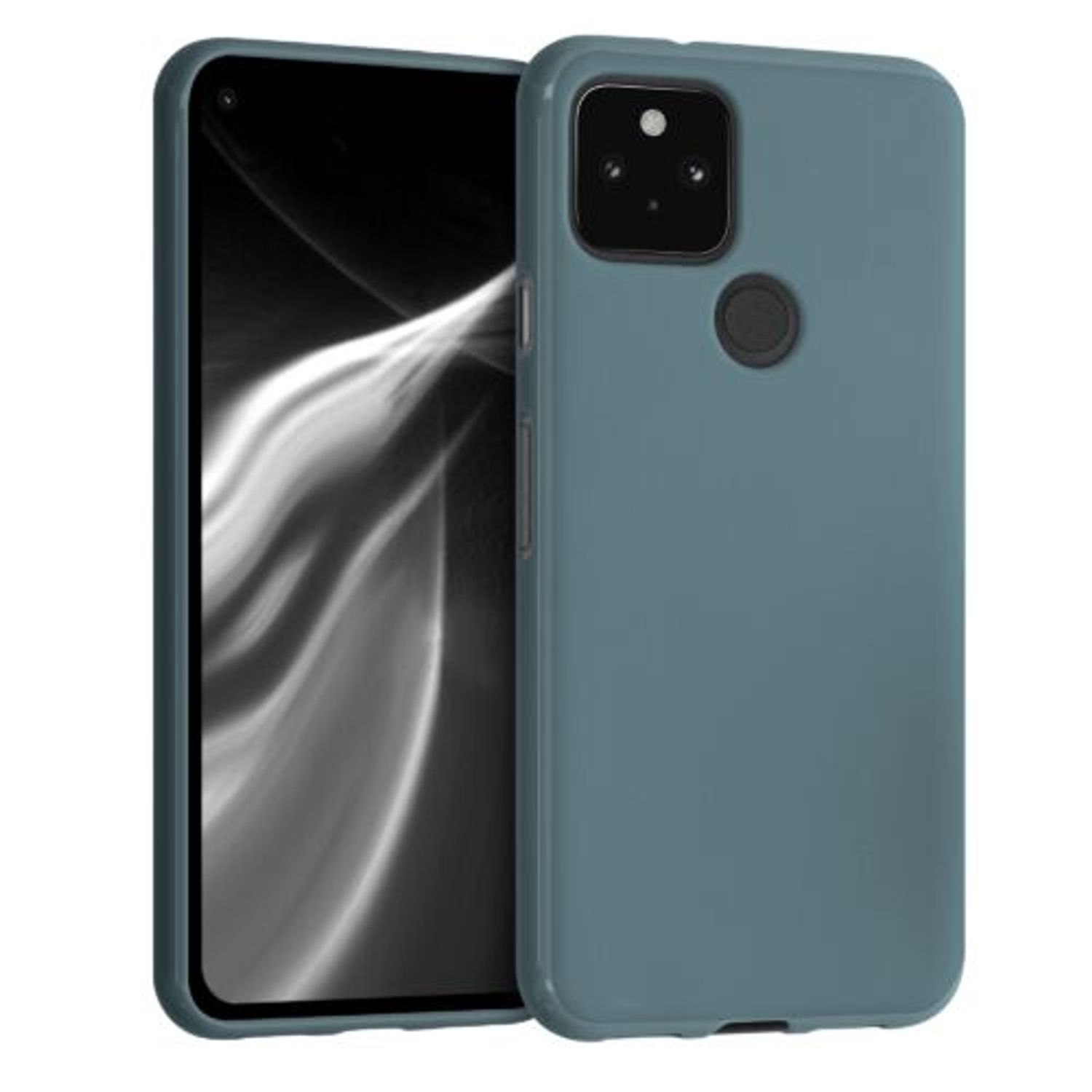 Husa pentru Google Pixel 5, Silicon, Albastru, 51722.207 fotografia produsului