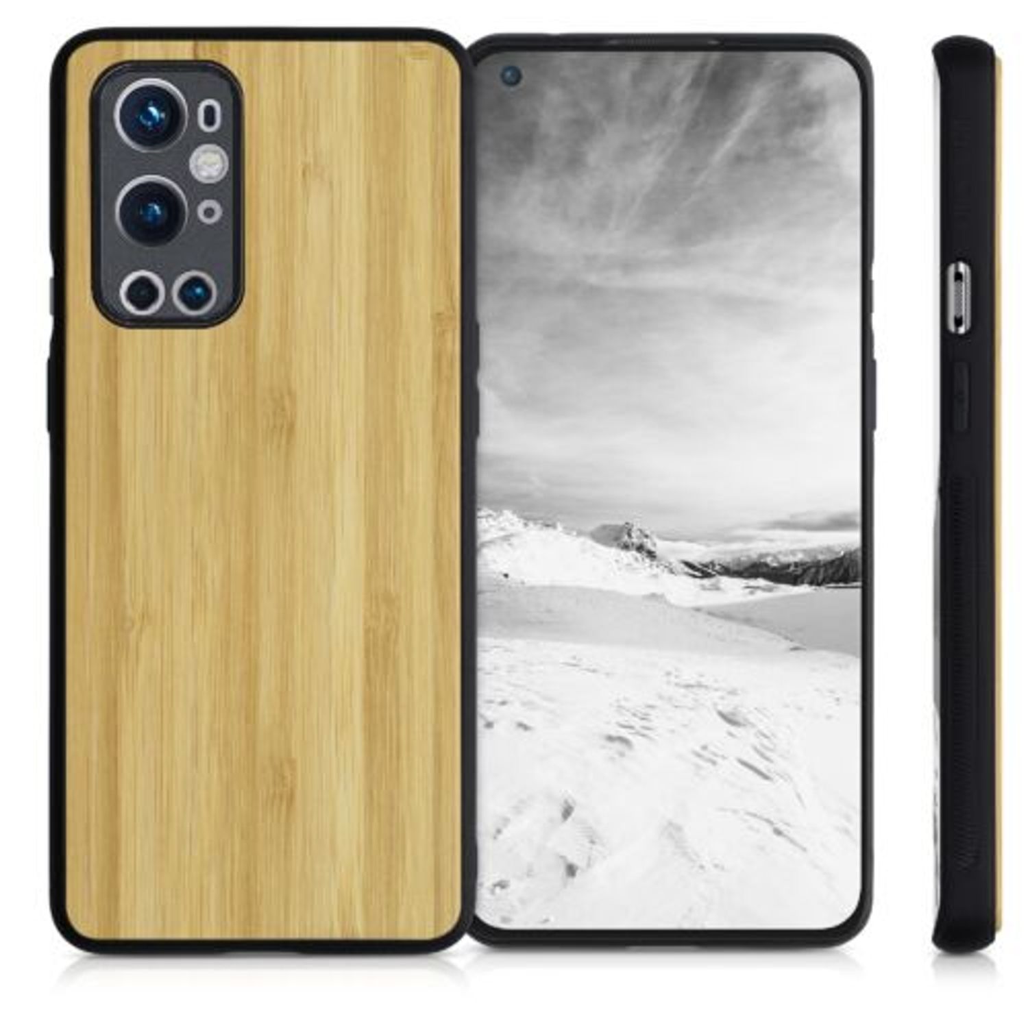 Husa pentru OnePlus 9 Pro, Lemn, Maro, 54435.03 fotografia produsului View 2 L