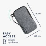 Husa Universala pentru telefon L, 6,5 inch, Microfibra, Gri, 49865.3.25 fotografia produsului View 10 S