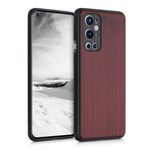 Husa pentru OnePlus 9 Pro, Lemn, Rosu, 54435.01 fotografia produsului