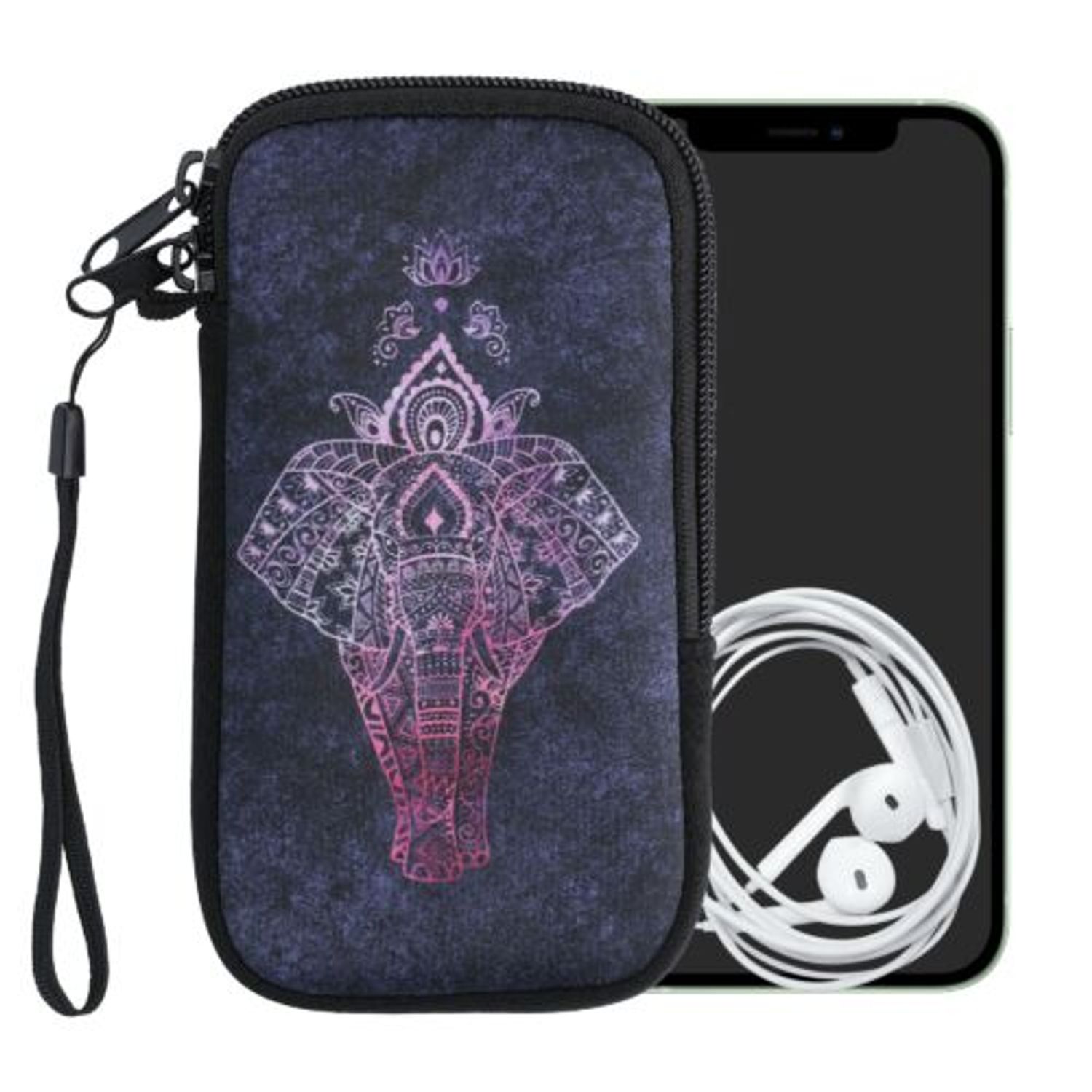 Husa Universala pentru telefon M, 5,5 inch, Neopren, Multicolor, 30226.2.14 fotografia produsului View 2 L