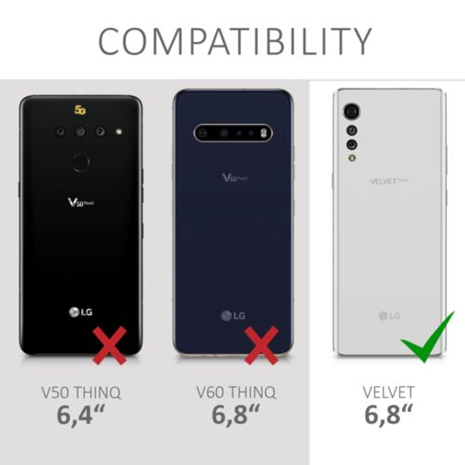 Husa pentru LG Velvet, Piele ecologica, Multicolor, 52952.02 fotografia produsului View 6 L