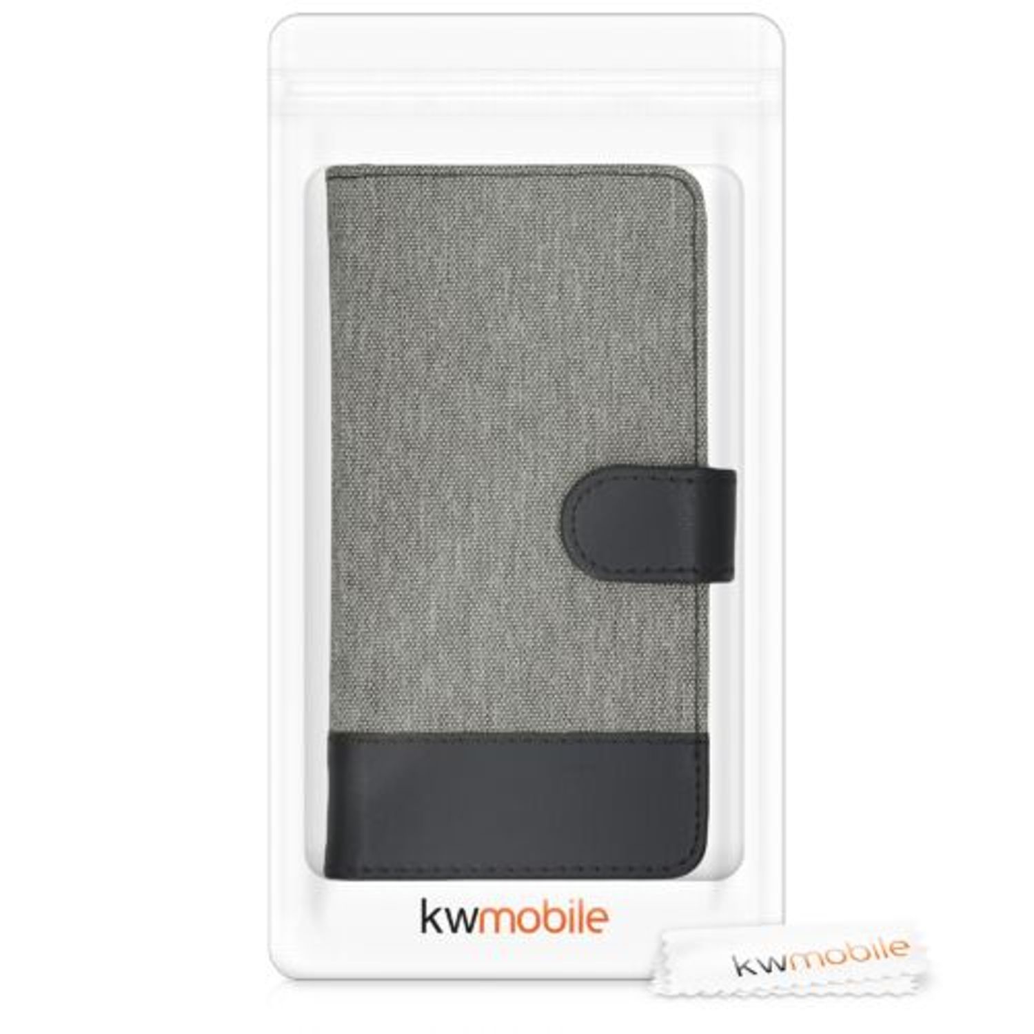 Husa pentru Sony Xperia 1 III, Textil, Gri, 55130.22 fotografia produsului View 7 L