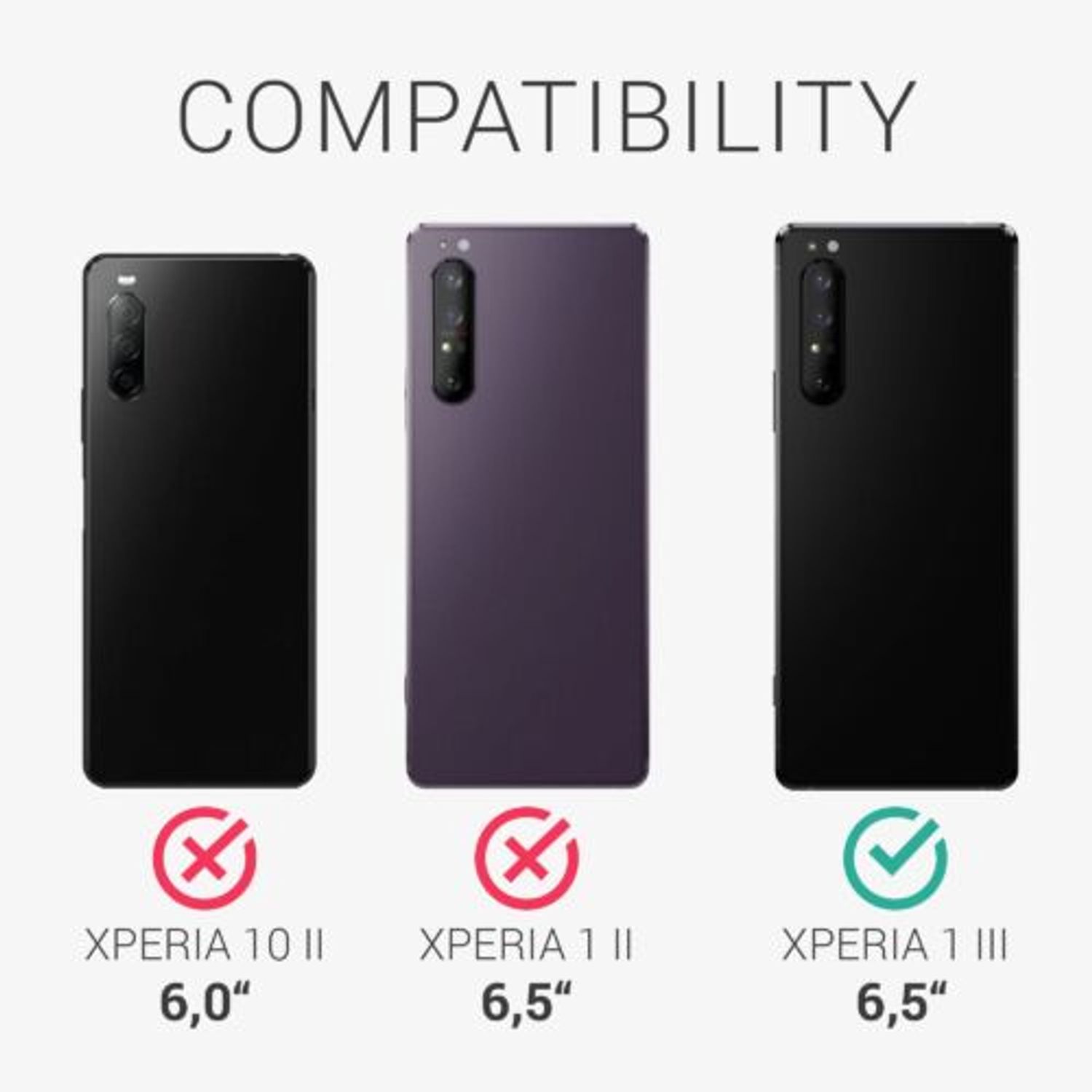 Husa pentru Sony Xperia 1 III, Textil, Gri, 55130.22 fotografia produsului View 6 L