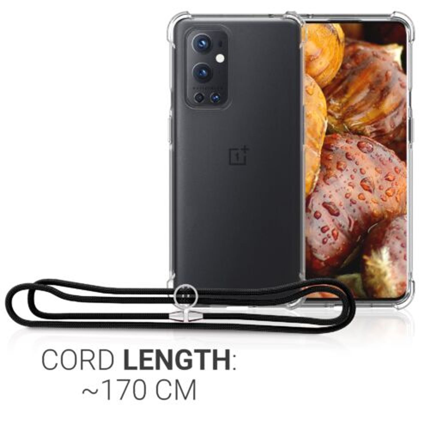 Husa pentru OnePlus 9 Pro, Silicon, Transparent, 54437.03 fotografia produsului View 4 L