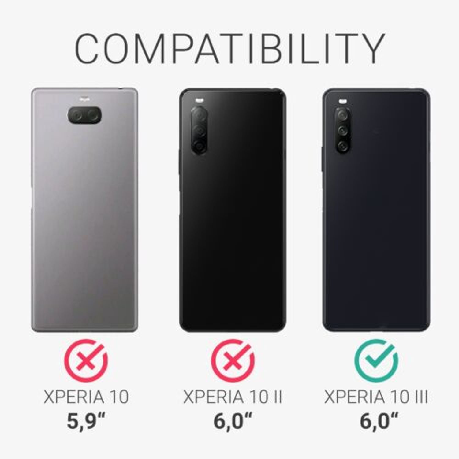 Husa pentru Sony Xperia 10 III, Silicon, Transparent, 54752.03 fotografia produsului View 6 L