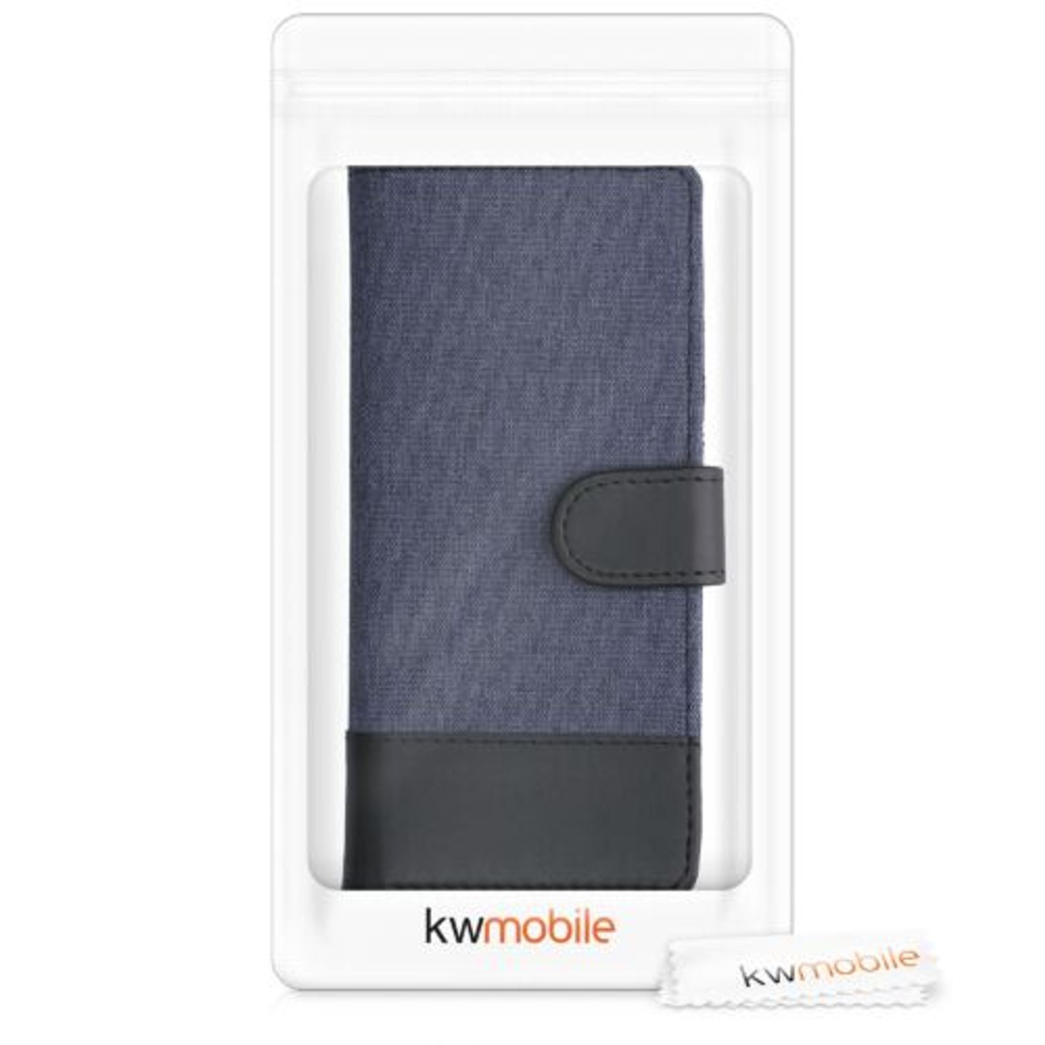Husa pentru Sony Xperia 5 III, Textil, Albastru, 55132.17 fotografia produsului View 7 L