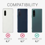 Husa pentru Sony Xperia 5 III, Textil, Albastru, 55132.17 fotografia produsului View 6 S