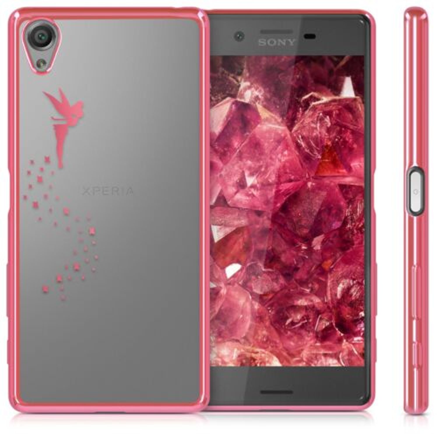 Husa pentru Sony Xperia X, Silicon, Roz, 37310.08 fotografia produsului View 2 L