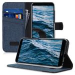 Husa pentru Huawei Y6 (2018), Textil, Albastru, 44880.03 fotografia produsului View 5 S