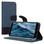 Husa pentru Huawei Y6 (2018), Textil, Albastru, 44880.03 fotografia produsului View 2 S