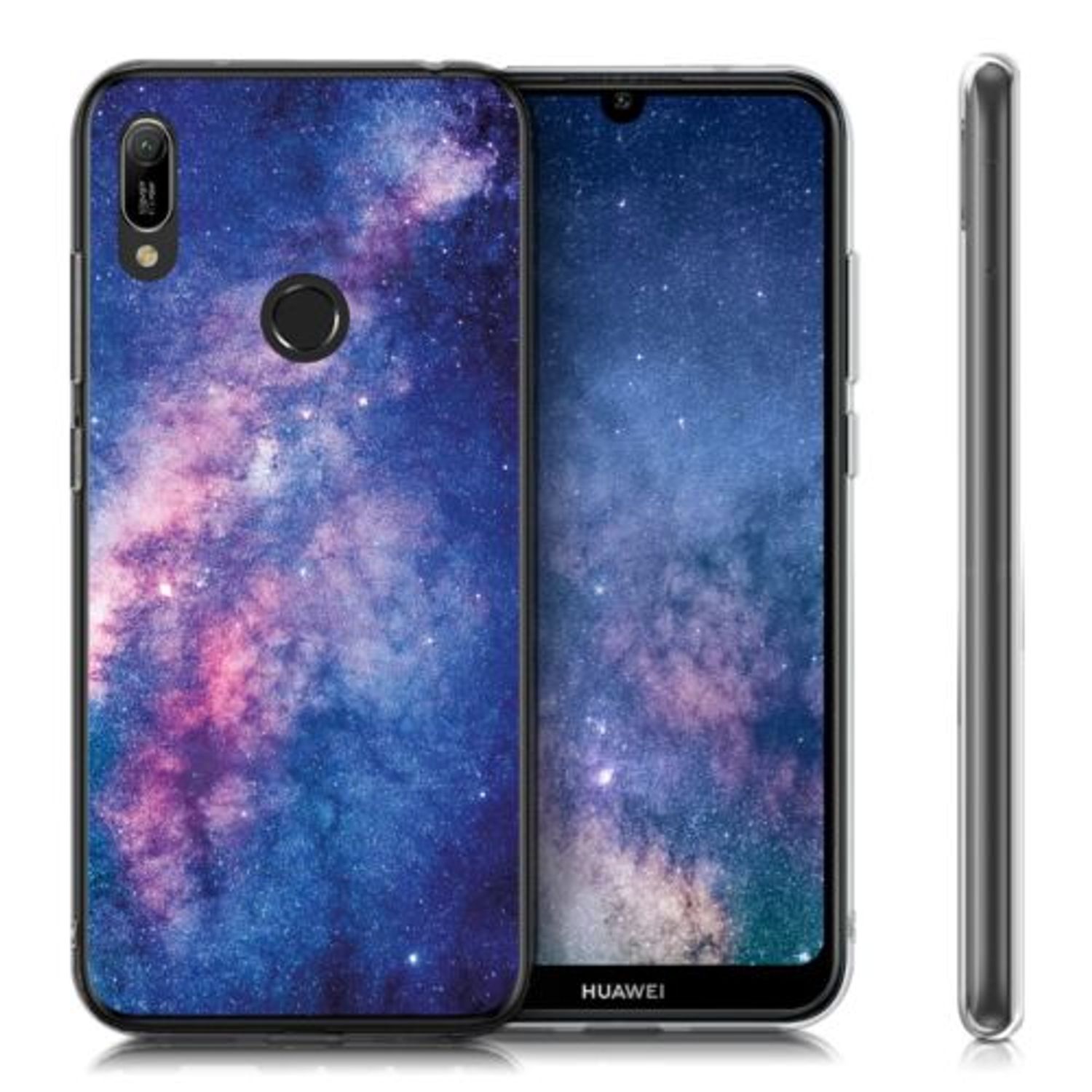 Husa pentru Huawei Y6 (2019), Silicon, Multicolor, 48937.03 fotografia produsului View 2 L