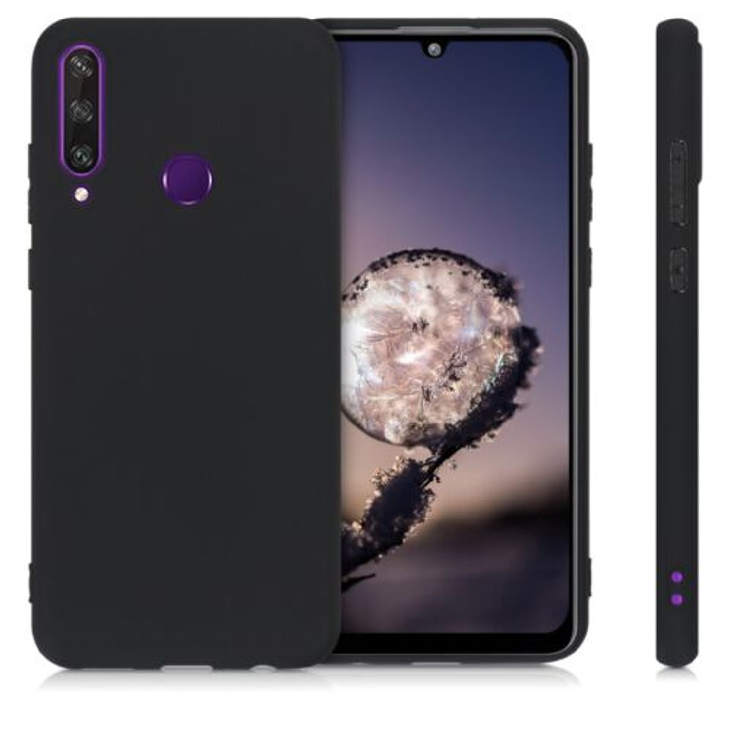 Husa pentru Huawei Y6p, Silicon, Negru, 52528.47 fotografia produsului View 2 L