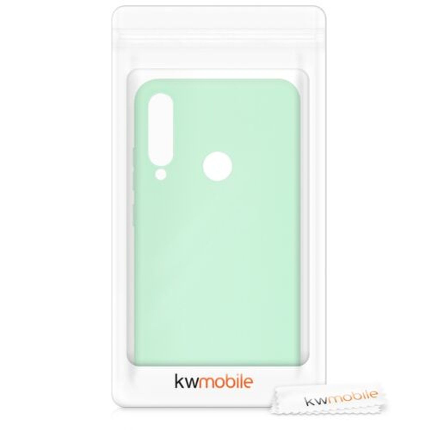 Husa pentru Huawei Y6p, Silicon, Verde, 52528.50 fotografia produsului View 7 L