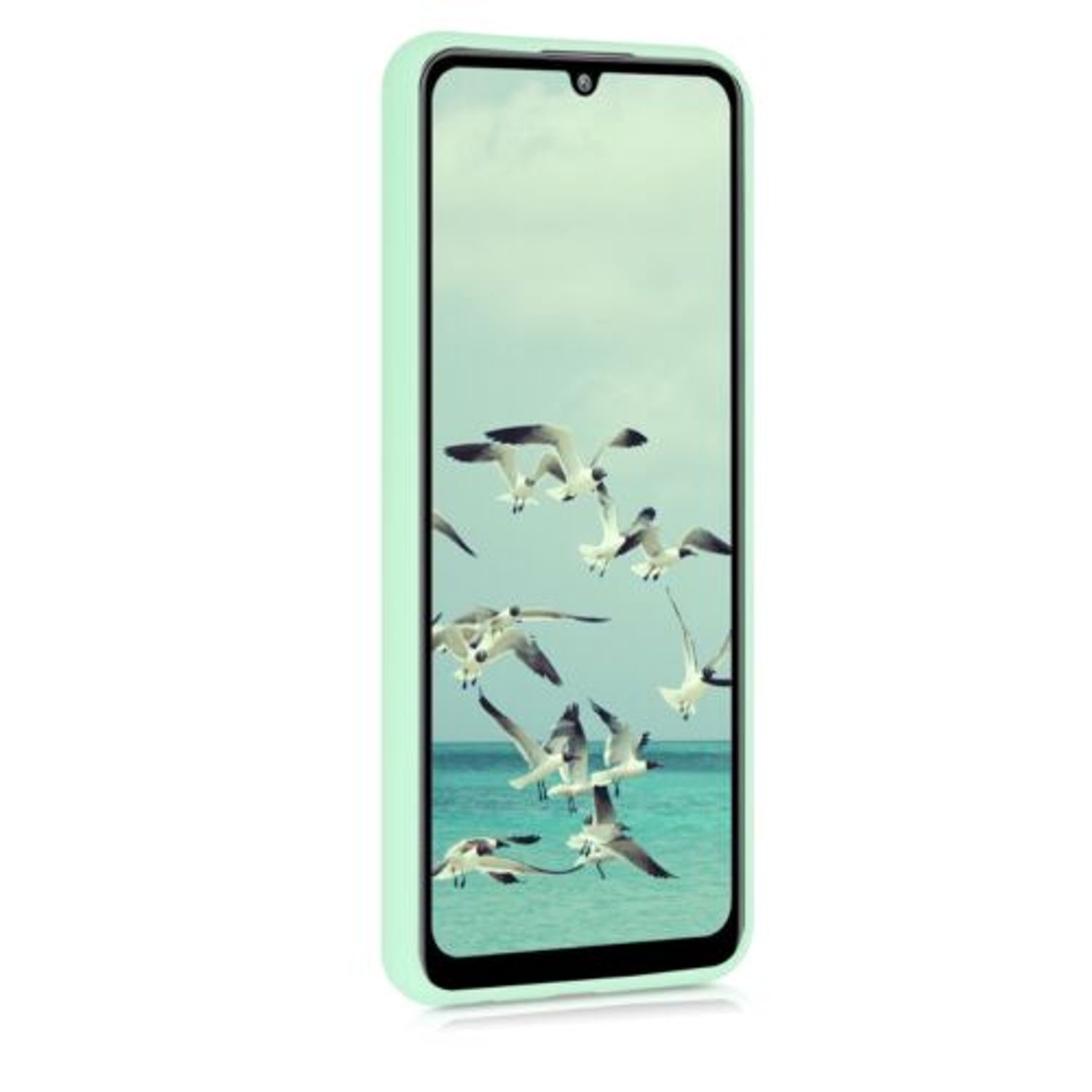Husa pentru Huawei Y6p, Silicon, Verde, 52528.50 fotografia produsului View 3 L