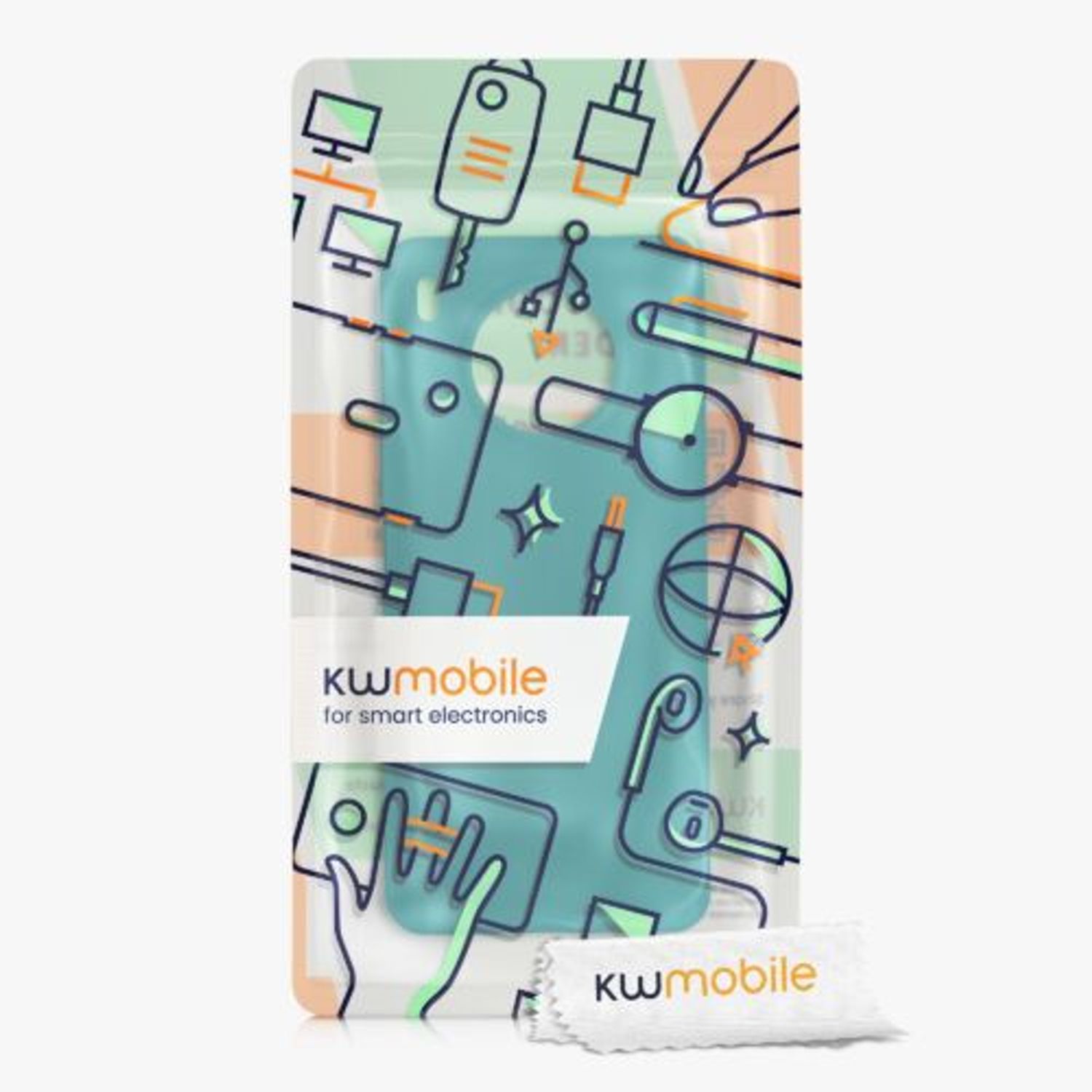Husa pentru Honor 50 Lite, Silicon, Verde, 57025.57, Kwmobile fotografia produsului View 7 L