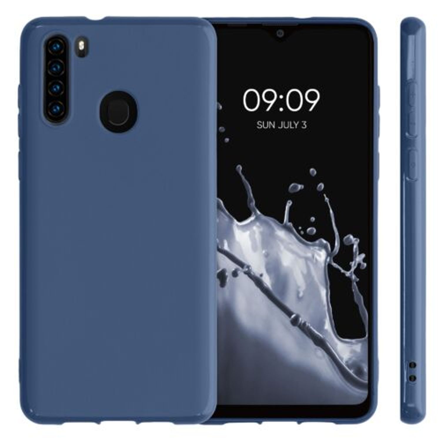 Husa pentru Blackview A80 Pro, Silicon, Albastru, 52805.116 fotografia produsului View 2 L