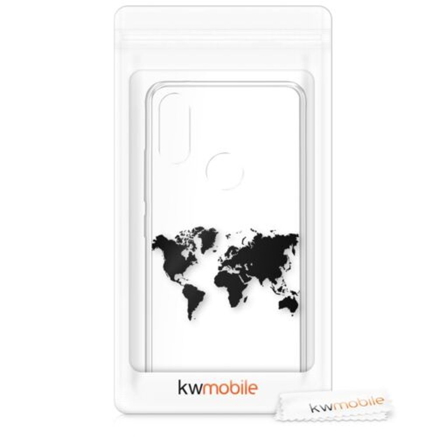 Husa pentru BQ Aquaris X2, Silicon, Negru, 45193.03 fotografia produsului View 7 L