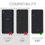 Husa pentru BQ Aquaris X2, Silicon, Negru, 45193.03 fotografia produsului View 6 S