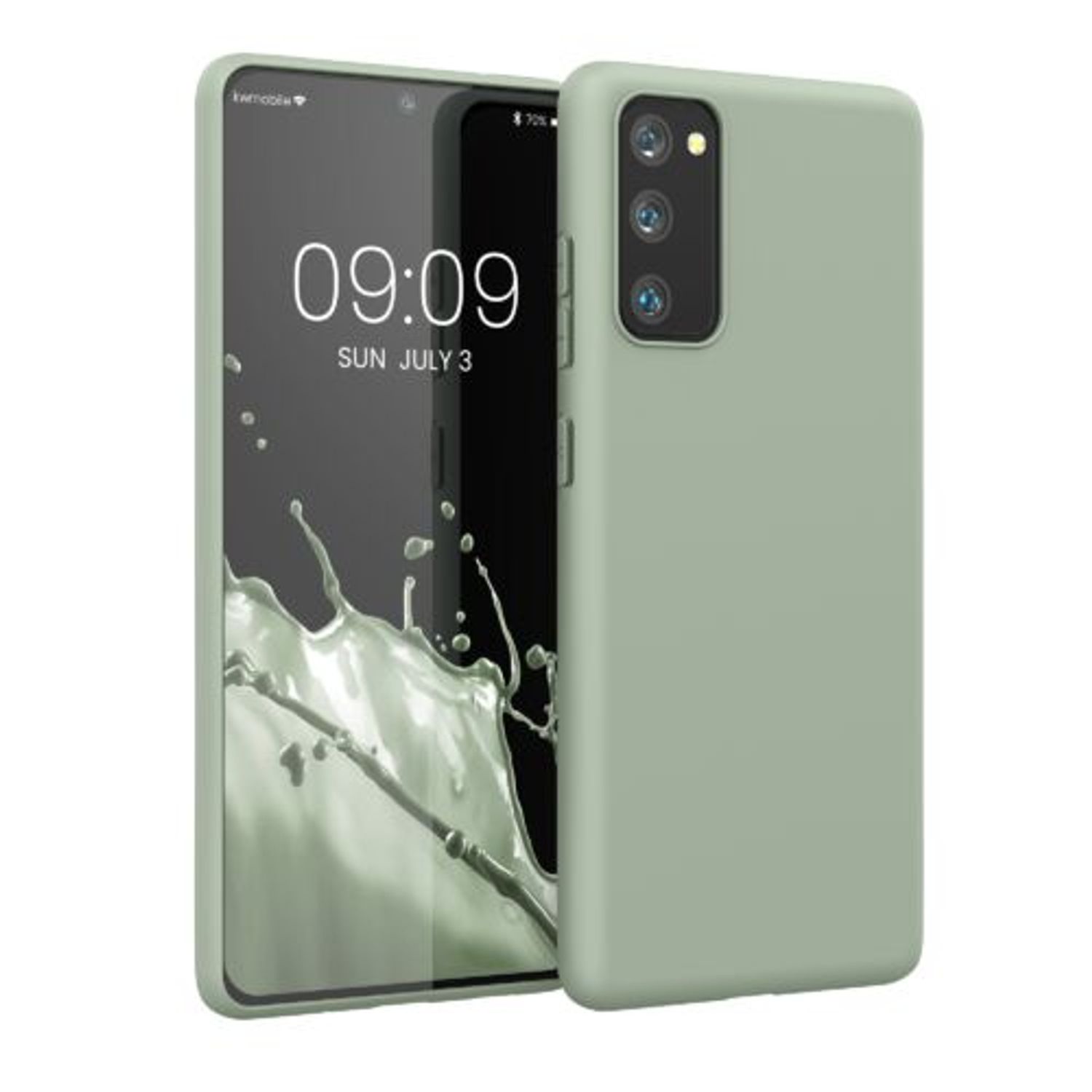 Husa pentru Samsung Galaxy S20 FE, Silicon, Verde, 53604.172, Kwmobile fotografia produsului