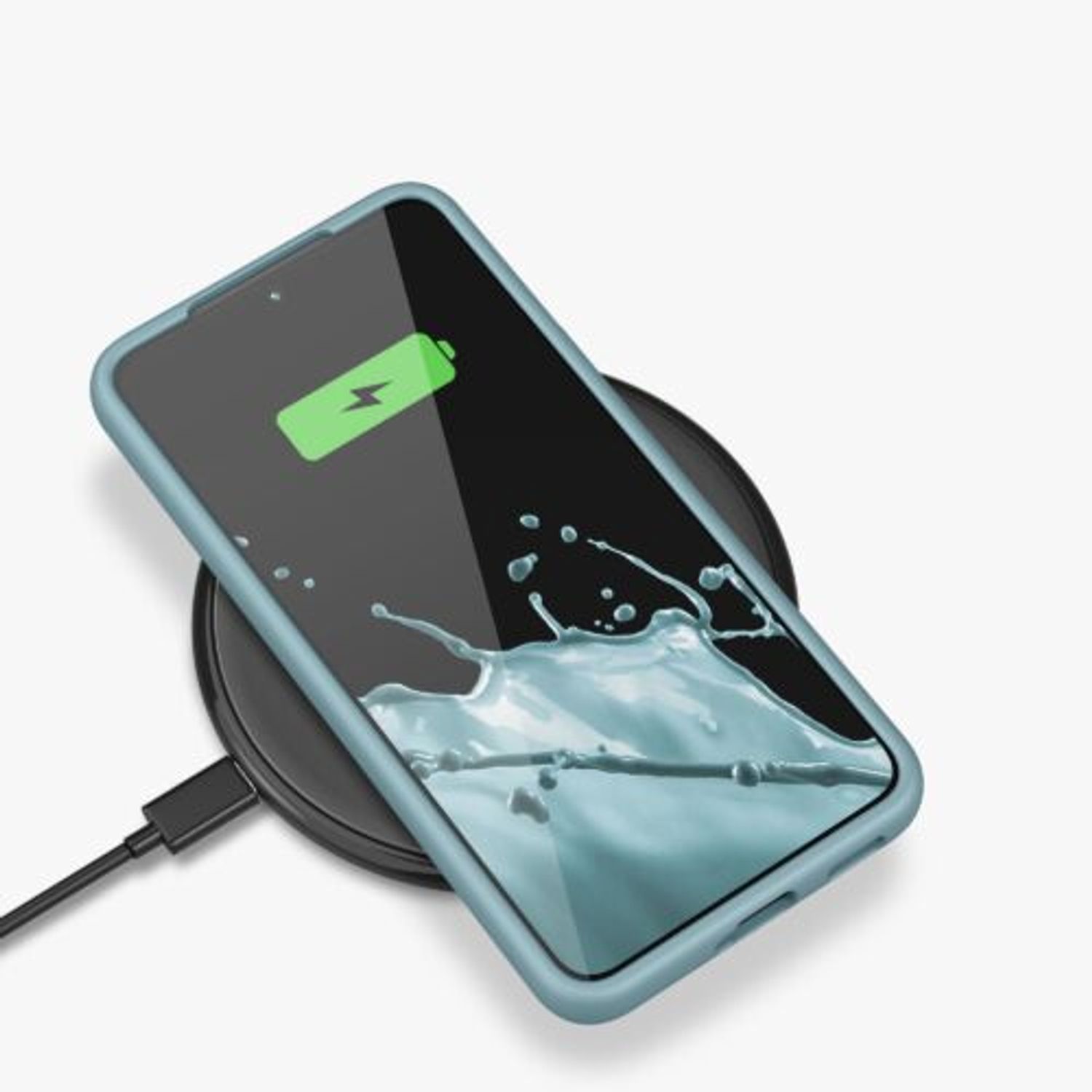 Husa pentru Samsung Galaxy S22, Silicon, Verde, 56756.206, Kwmobile fotografia produsului View 7 L