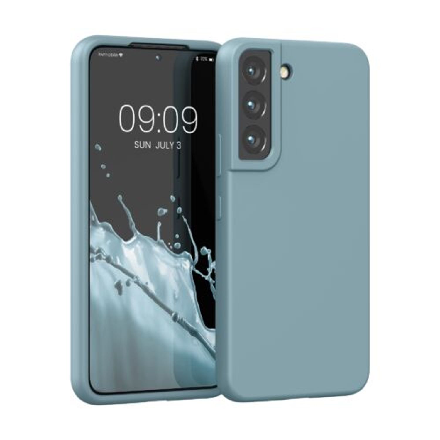Husa pentru Samsung Galaxy S22, Silicon, Verde, 56756.206, Kwmobile fotografia produsului