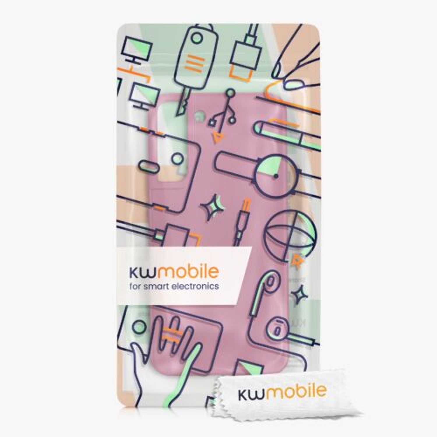 Husa pentru Samsung Galaxy S22 Plus, Silicon, Roz, 56761.167, Kwmobile fotografia produsului View 8 L